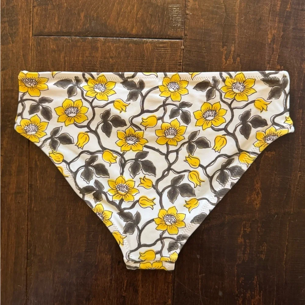 NWOT Crewcuts Rickrack Swimsuit Floral Bottoms Girls Size 10